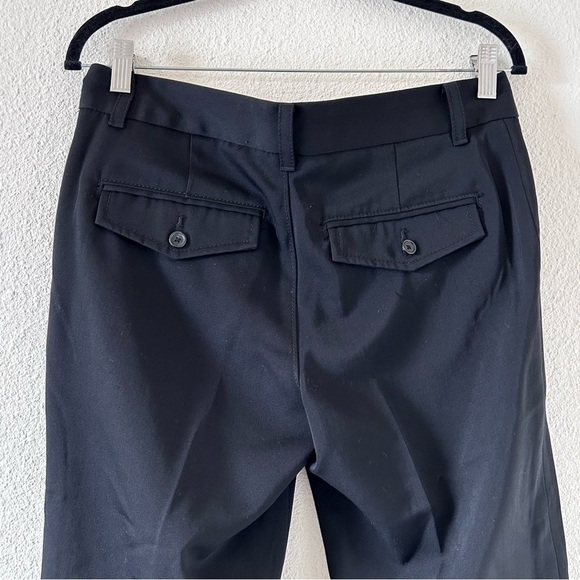 BANANA REPUBLIC Women 100% Wool Ankle Dress Pants 6 Black Ryan Fit Work Wear - Picture 7 of 9